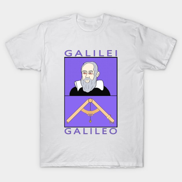 Galileo Galilei T-Shirt by DiegoCarvalho